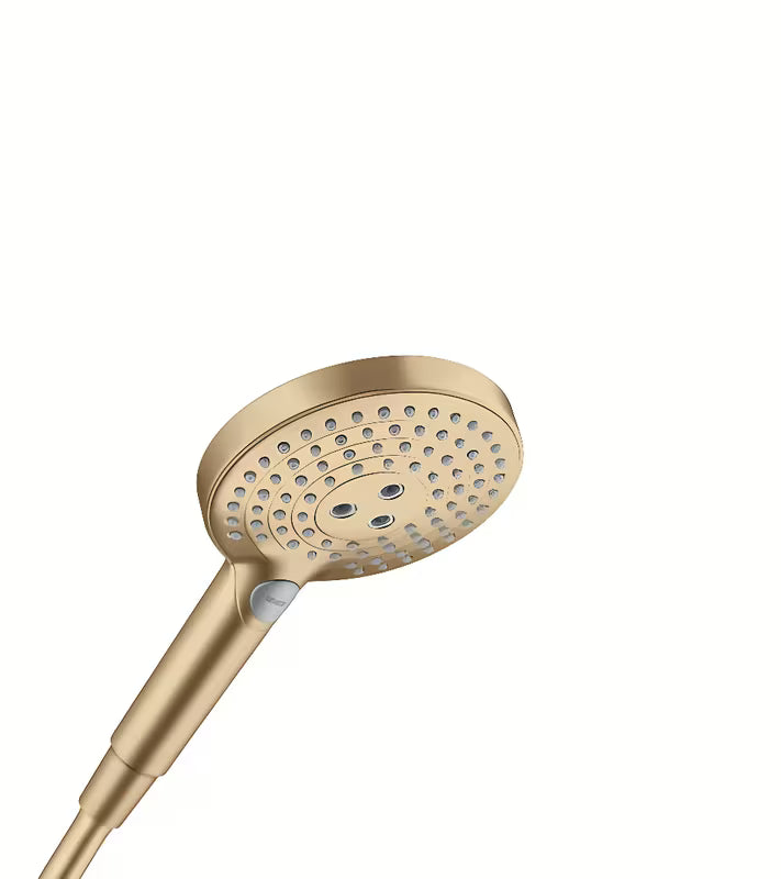 Ruční sprcha Hansgrohe Raindance Select 125 mm v povrchu kartáčovaný bronz s tlačítkem Select