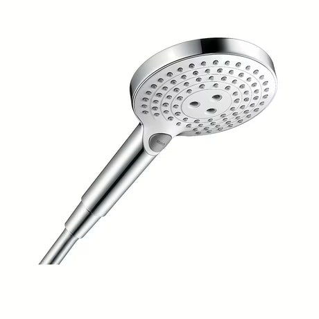 Hansgrohe Raindance Select S ruční sprcha bílá chrom s tlačítkem Select a průměrem 125 mm