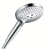 Chromová ruční sprcha Hansgrohe Raindance Select S 120 EcoSmart s tlačítkem Select a třemi proudy