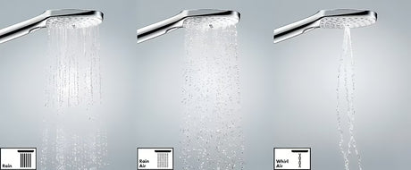 Chromový vanový sprchový set Hansgrohe Raindance Select S s ruční sprchou 125 mm, držákem a hadicí 1,60 m.