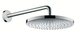 Hlavová sprcha hansgrohe Raindance Select S 300 2jet se sprchovým ramenem v chromu pro montáž na stěnu.