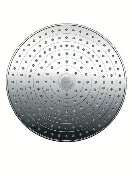 Hlavová sprcha hansgrohe Raindance Select S 300 2jet se sprchovým ramenem v chromu pro montáž na stěnu.