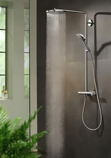 Hansgrohe Raindance Select S sprchový systém s termostatickou baterií v chromu s horní a ruční sprchou