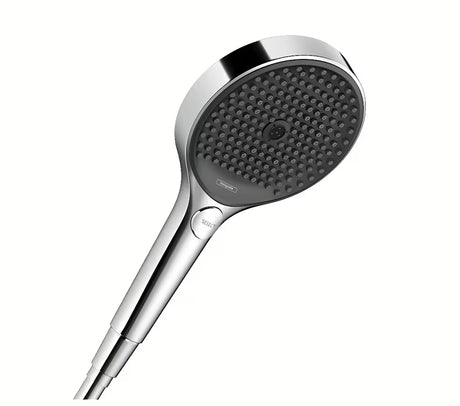 Ruční sprcha hansgrohe Rainfinity 130 3jet v chromu s antracitovým sprchovým diskem