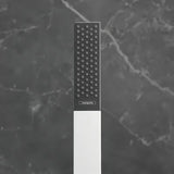 Tyčová ruční sprcha hansgrohe Rainfinity 100 1jet v chromu s antracitem s proudem PowderRain.