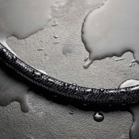 Hansgrohe Rainfinity sprchový set v matné černé s ruční sprchou, sprchovou tyčí a textilní hadicí