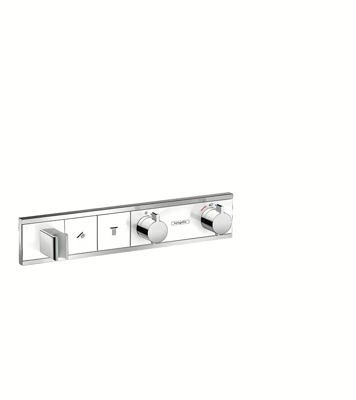 Hansgrohe Rainselect podomítková termostatická sprchová baterie Select v provedení bílá a chrom
