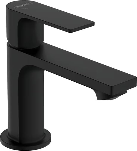 Hansgrohe Rebris E umyvadlová páková baterie v matně černém provedení s funkcemi CoolStart a EcoSmart
