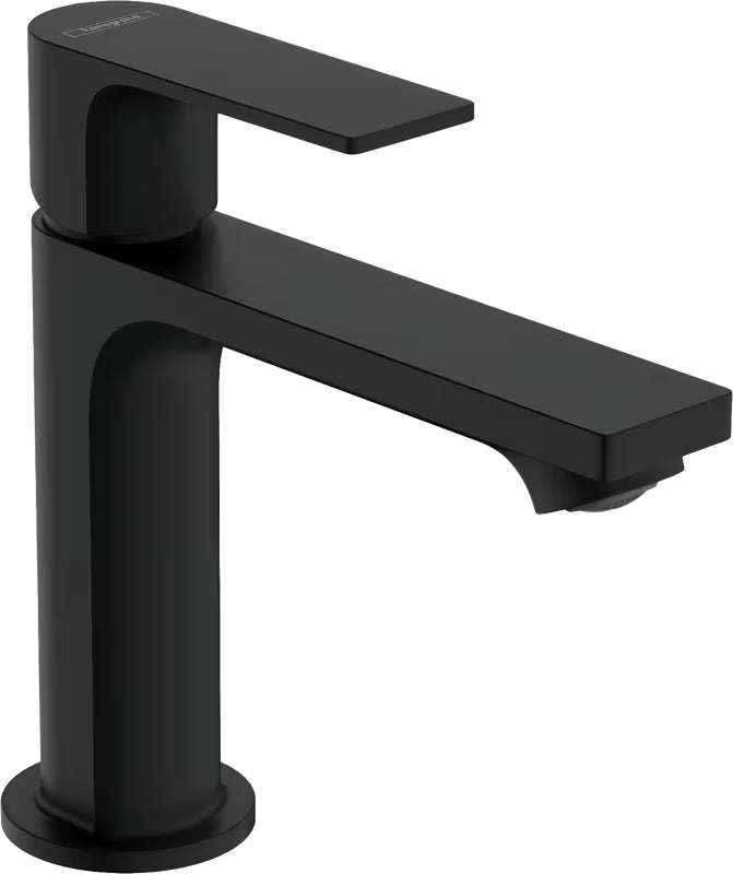 Hansgrohe Rebris E umyvadlová páková baterie v matné černé barvě s technologií CoolStart
