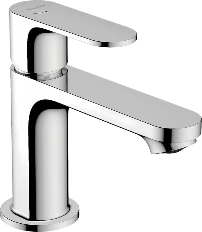 Chromová umyvadlová páková baterie Hansgrohe Rebris S s funkcí CoolStart