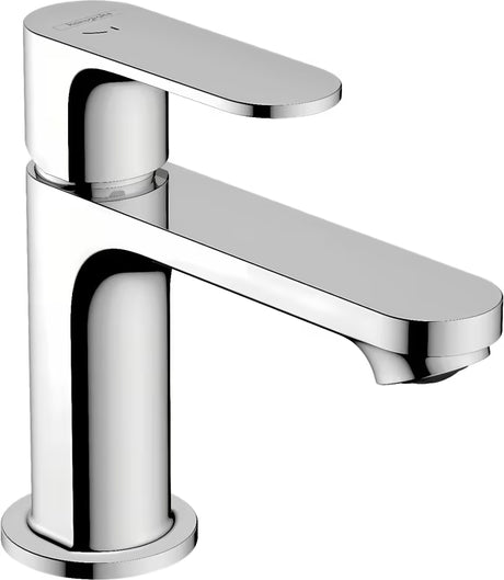 Chromová umyvadlová páková baterie Hansgrohe Rebris S s funkcí CoolStart