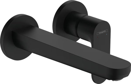 Hansgrohe Rebris S podomítková umyvadlová baterie v matné černé pro montáž na stěnu
