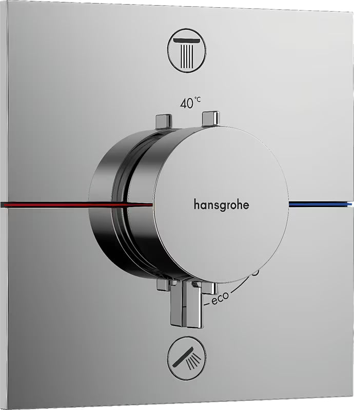 Hansgrohe ShowerSelect Comfort E podomítková termostatická sprchová baterie v chromovém provedení