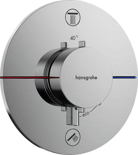 Hansgrohe ShowerSelect Comfort S podomítková termostatická sprchová baterie v chromovém provedení