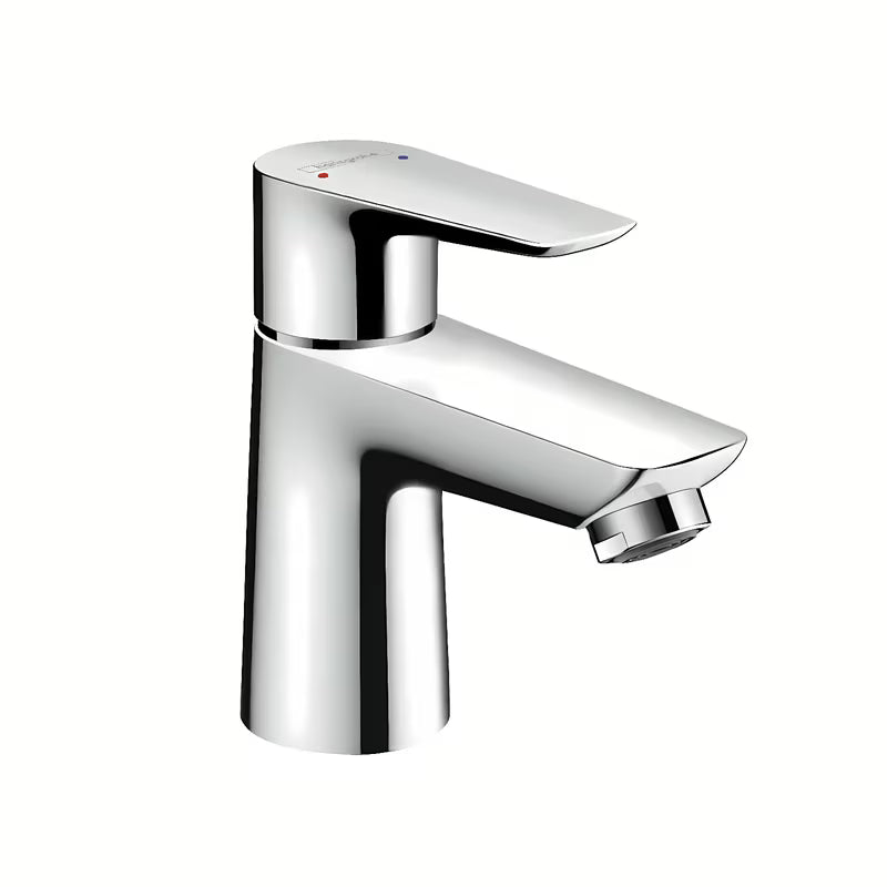 Chromová páková umyvadlová baterie Hansgrohe Talis E 80 s výpustí a táhlem
