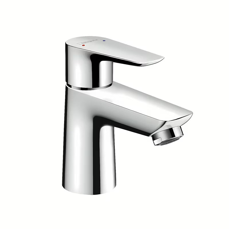 Chromová páková umyvadlová baterie Hansgrohe Talis E 80 bez výpusti