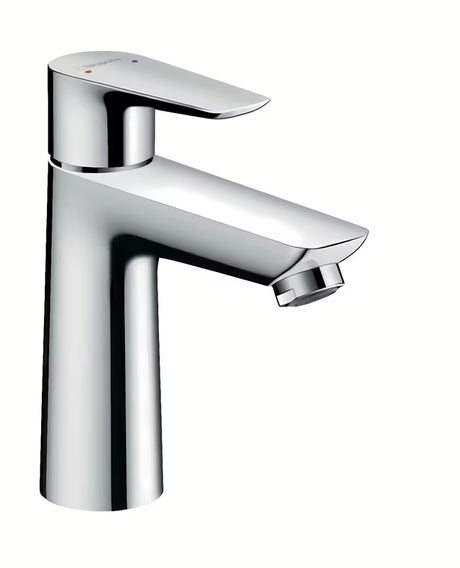 Chromová umyvadlová páková baterie hansgrohe Talis E 110 s odtokovou soupravou Push-Open