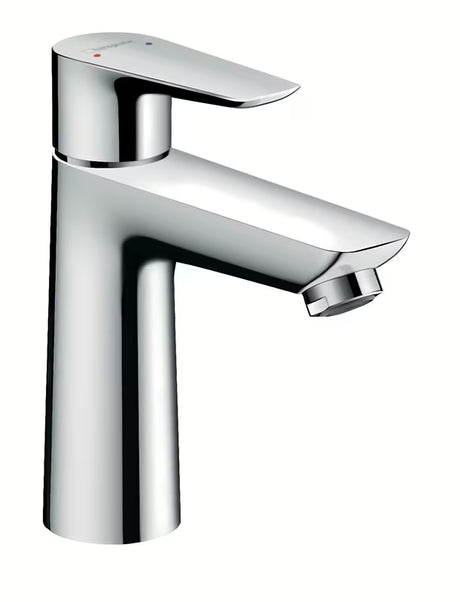 Chromová umyvadlová páková baterie Hansgrohe Talis E 110 bez výpusti s technologií AirPower a QuickClean.