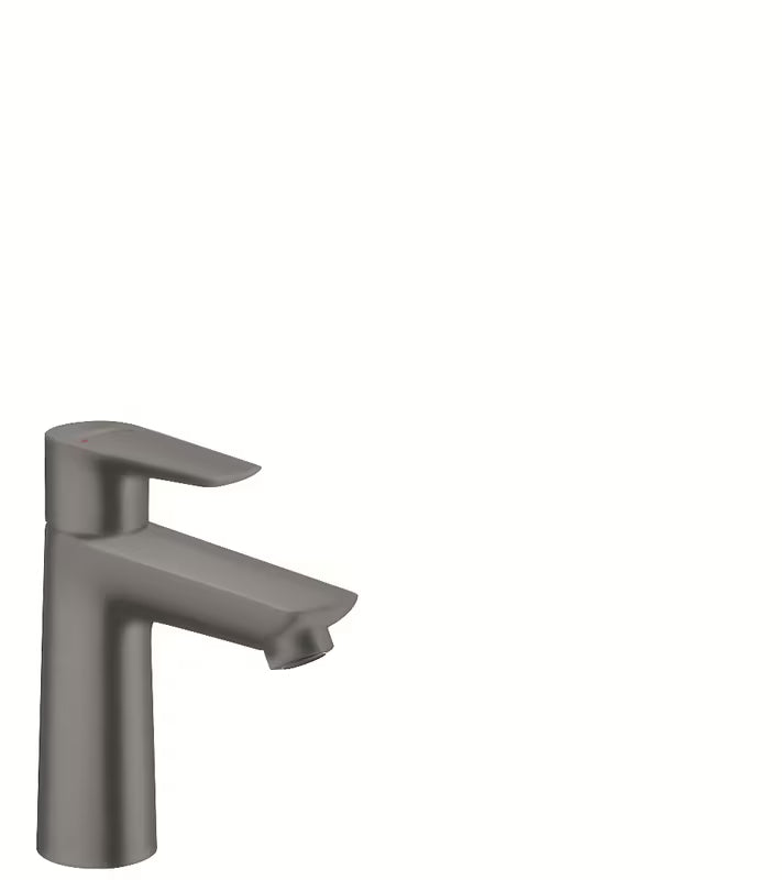 Hansgrohe Talis E páková umyvadlová baterie bez výpusti v provedení kartáčovaný černý chrom
