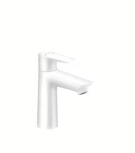 Hansgrohe Talis E umyvadlová páková baterie v matné bílé barvě bez výpusti