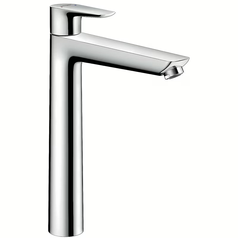 Hansgrohe Talis E vysoká páková umyvadlová baterie v chromu s výpustí a vysokým výtokem