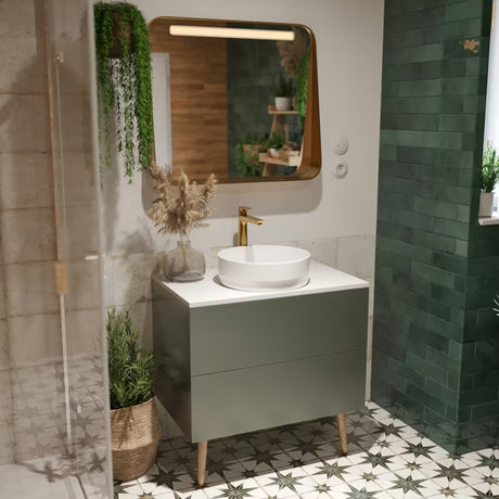 Vysoká umyvadlová baterie Hansgrohe Talis E v povrchu Cool Sunrise se vzhledem leštěného zlata s výpustí