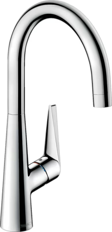 Chromová dřezová baterie hansgrohe Talis M51 pro nízkotlaké ohřívače s vysokým otočným výtokem