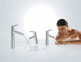 Chromová páková umyvadlová baterie Hansgrohe Talis S bez výpusti
