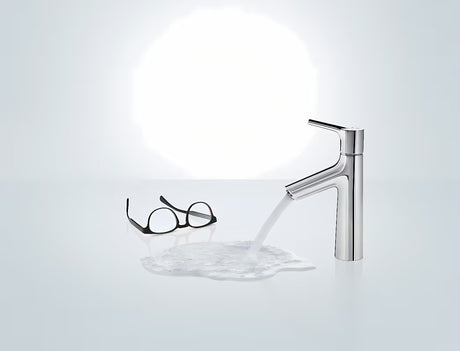 Chromová páková stojánková umyvadlová baterie Hansgrohe Talis S bez výpusti