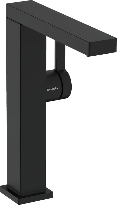 Hansgrohe Tecturis E umyvadlová baterie v černé matné s pákou a otočným výtokem