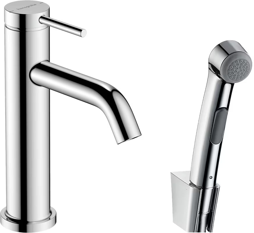 Hansgrohe Tecturis S umyvadlová baterie s bidetovou sprškou v chromovém provedení