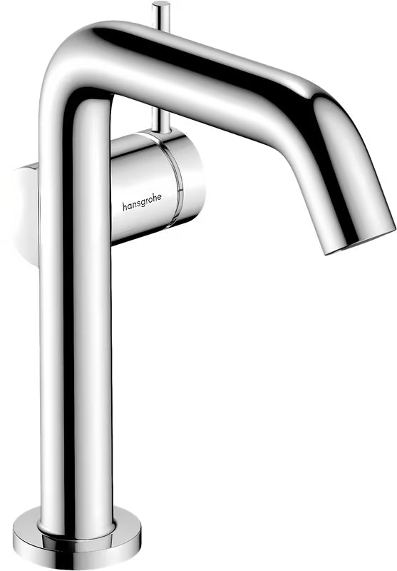 Chromová páková umyvadlová baterie Hansgrohe Tecturis S s boční pákou a technologií CoolStart.