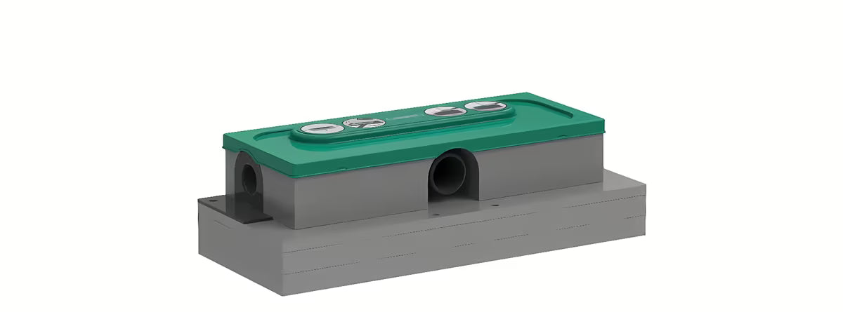 Hansgrohe uBox základní těleso pro sprchový žlab 34,3 cm s připojením DN40