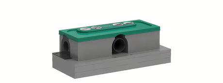 Hansgrohe uBox základní těleso pro sprchový žlab 34,3 cm s připojením DN50
