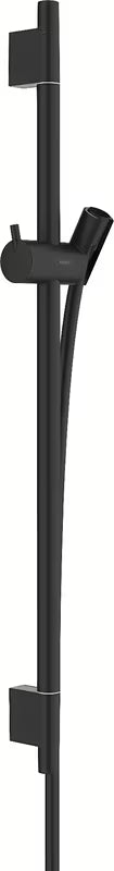 Sprchová tyč Hansgrohe Unica S Puro 65 cm v matné černé se sprchovou hadicí 1,60 m