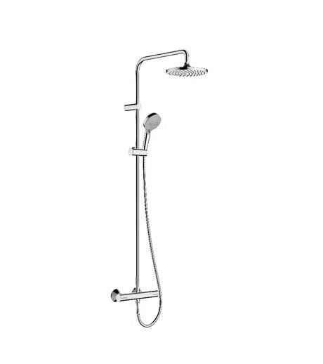 Hansgrohe Vernis Blend sprchový systém s termostatickou baterií v chromu s horní a ruční sprchou
