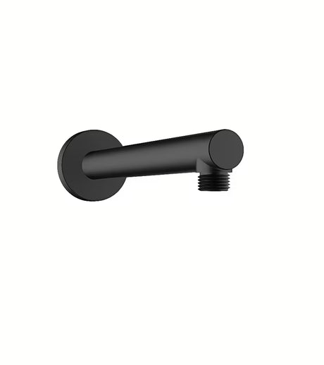 Nástěnné sprchové rameno Hansgrohe Vernis Blend 240 mm v matné černé s kulatou rozetou