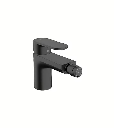Bidetová páková baterie hansgrohe Vernis Blend v černé matné s výpustí a táhlem