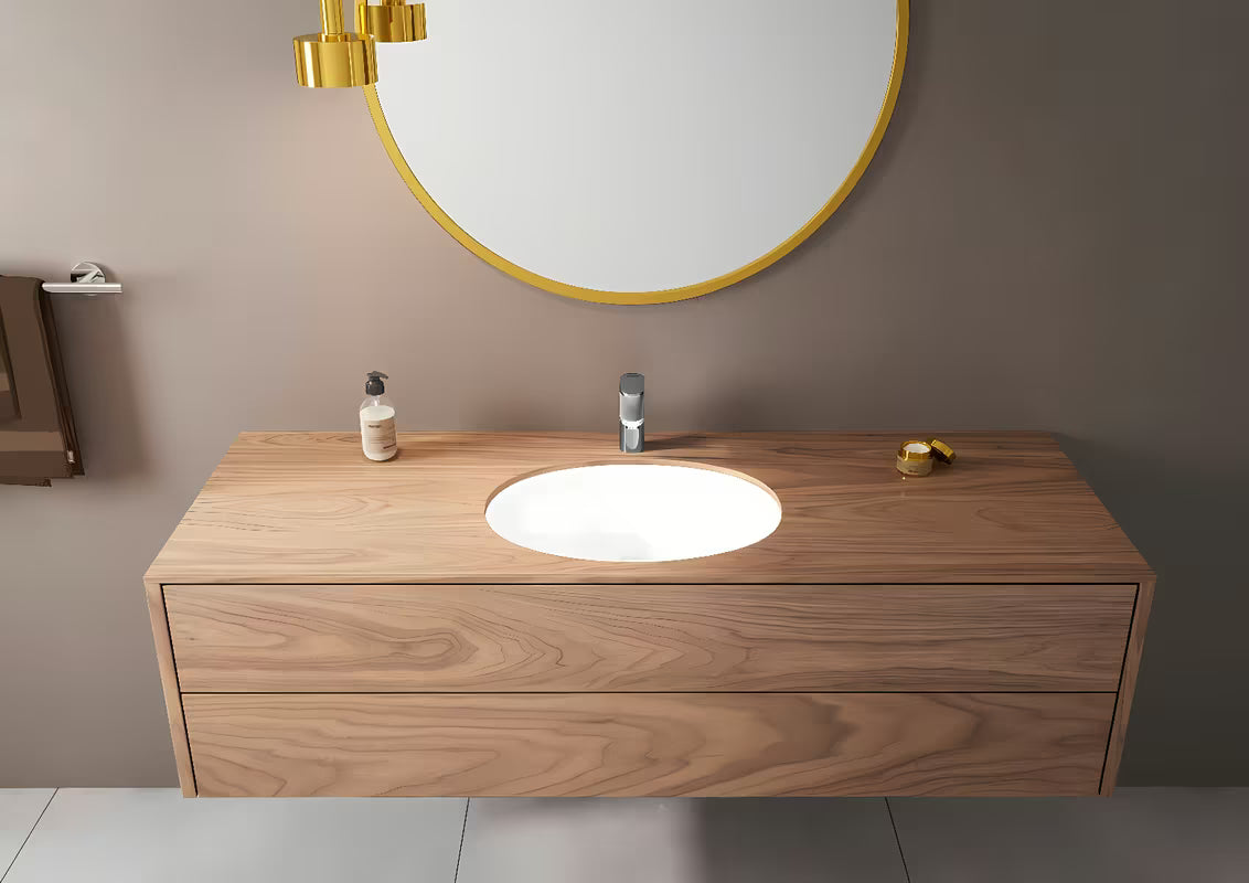 Chromová páková umyvadlová baterie Hansgrohe Vernis Blend 100 s výpustí a táhlem.