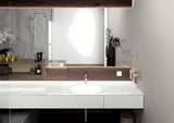 Chromová páková umyvadlová baterie Hansgrohe Vernis Blend 100 s výpustí a táhlem.