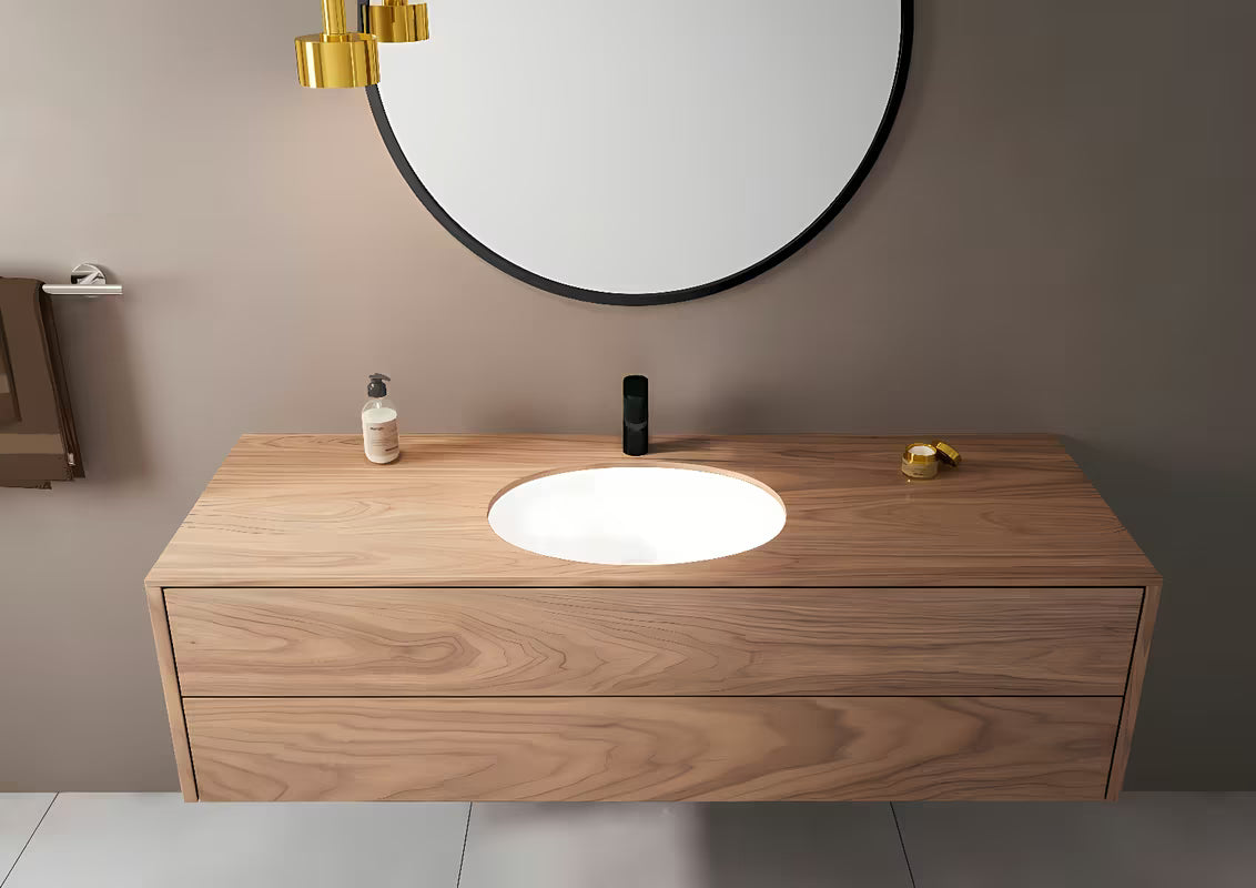 Matně černá umyvadlová baterie hansgrohe Vernis Blend 100 s pákou a výpustí s táhlem.