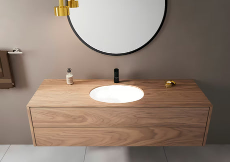 Matně černá umyvadlová baterie hansgrohe Vernis Blend 100 s pákou a výpustí s táhlem.