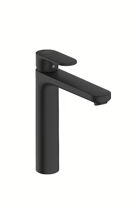 Hansgrohe Vernis Blend vysoká umyvadlová páková baterie v matné černé s výpustí a táhlem