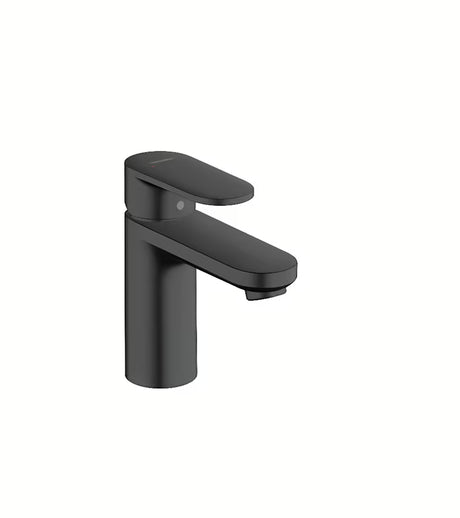 Umyvadlová páková baterie hansgrohe Vernis Blend 100 v černém matu na moderní umyvadlo