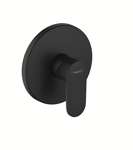Hansgrohe Vernis Blend podomítková sprchová baterie v matné černé s pákovým ovládáním