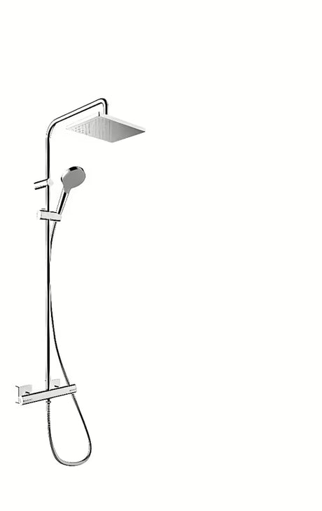 Hansgrohe Vernis Shape sprchový systém s termostatickou baterií v chromovém provedení s horní a ruční sprchou