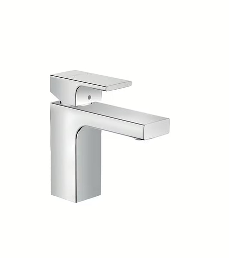 Chromová páková umyvadlová baterie Hansgrohe Vernis Shape 100 s ComfortZone 100 a technologiemi EcoSmart a AirPower.