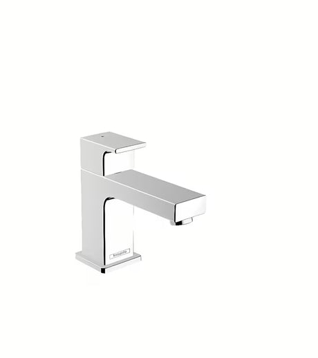 Chromový umyvadlový ventil hansgrohe Vernis Shape pro studenou vodu s EcoSmart a AirPower