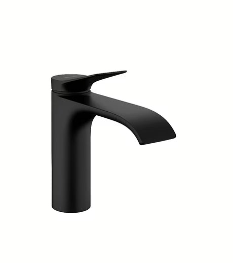 Hansgrohe Vivenis páková umyvadlová baterie v černo-matném provedení s extra širokým proudem WaterfallStream