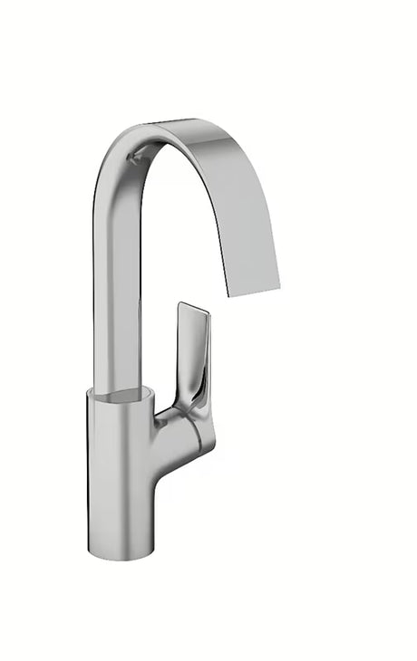 Chromová páková dřezová baterie Hansgrohe Vivenis s otočným vývodem a širokým proudem WaterfallStream